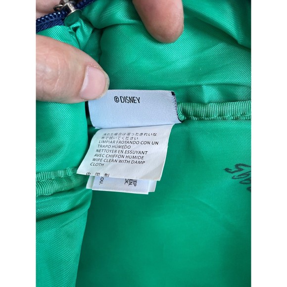 Disney Parks exclusive blue quilted embroidered Minnie Mickey backpack EUC HTF - Picture 7 of 9